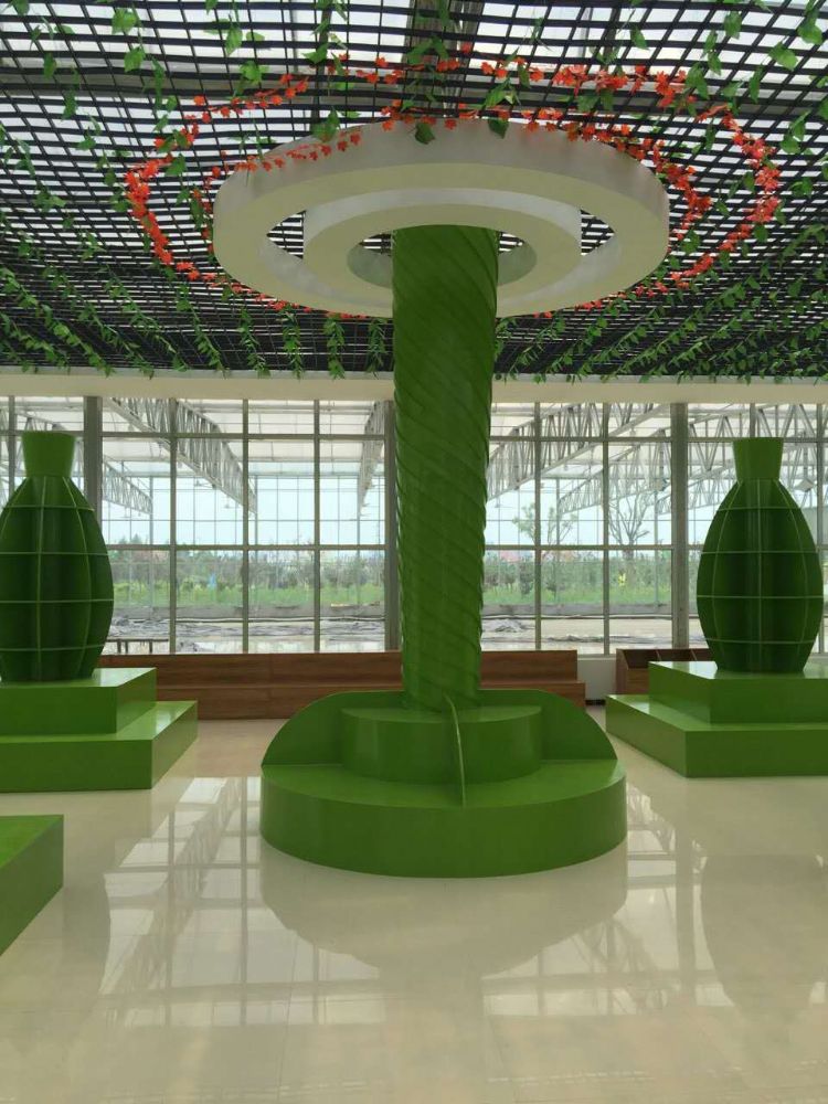 東營農産(chǎn)品展廳溫室建設成功